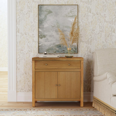 Celine 2-Door Solid Wood Accent Cabinet
