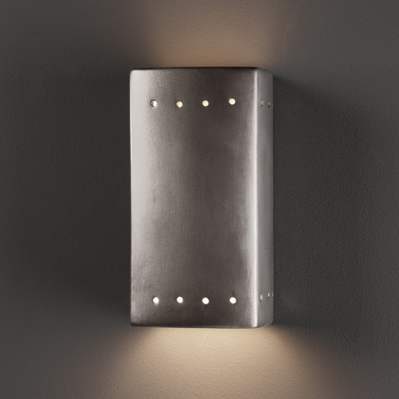 Applique murale d'extérieur 1 lumière Ambiance, Argent antique