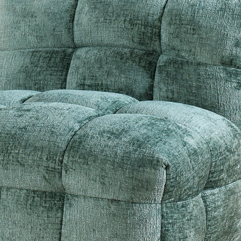 Fauteuil d'appoint sans accoudoirs Amalfi - turquoise, Turquoise
