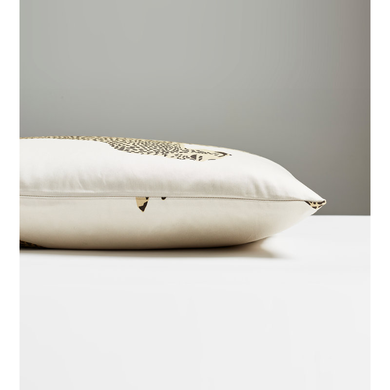Leaping Cheetah Lumbar Pillow Cover & Insert, Dune