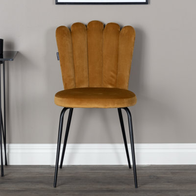 48cm H Tufted Velvet Upholstered Side Chair