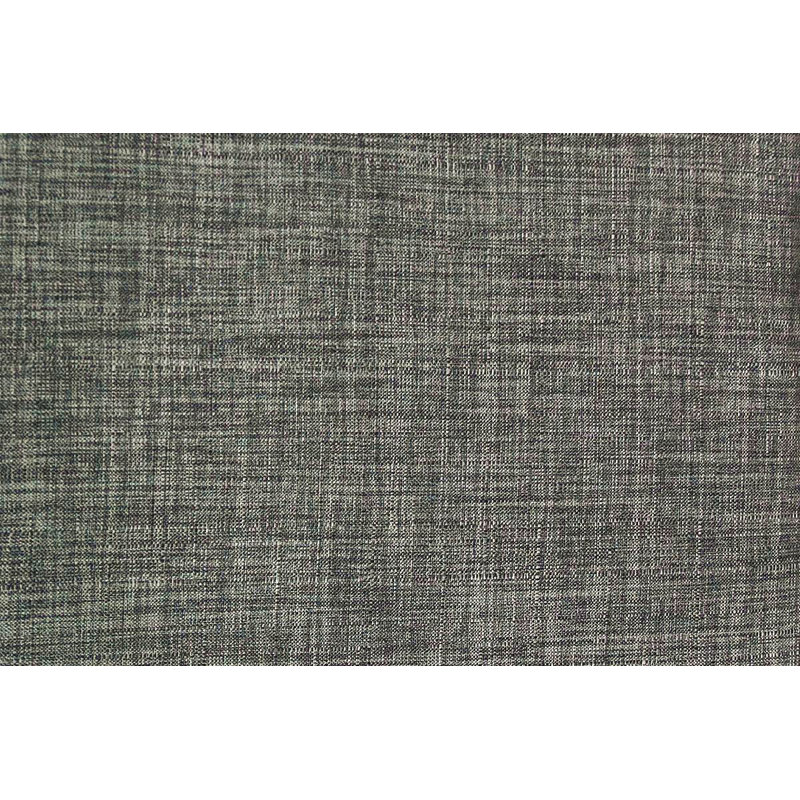 Ensemble de salle à manger moderne et classique en bois naturel Table de salle à manger ronde 4X Chaises d'appoint en tissu gris anthracite