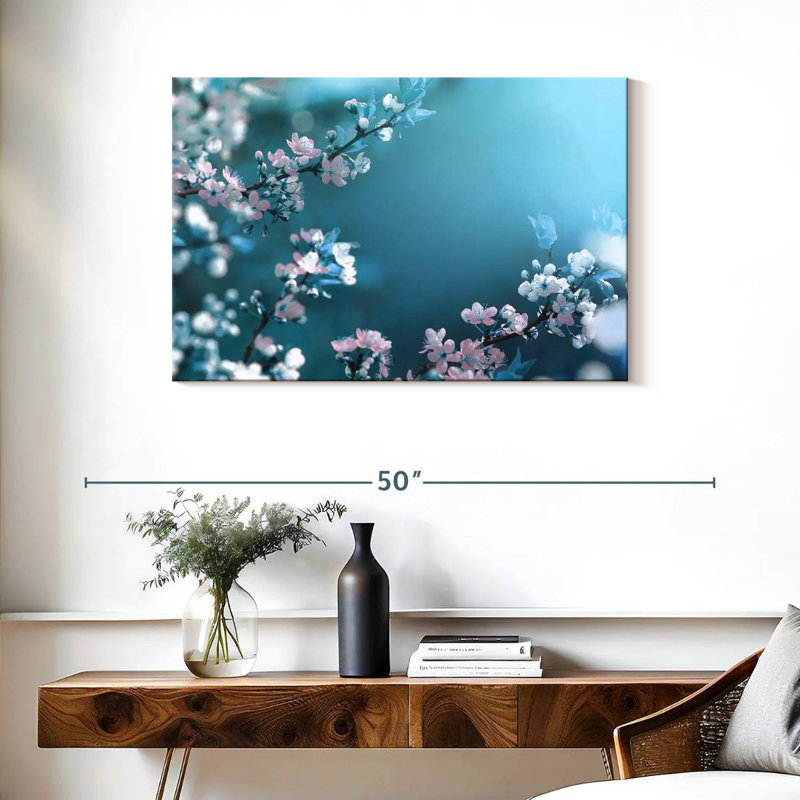 Harnek Delicate Spring Flowers, 24" H x 36" W