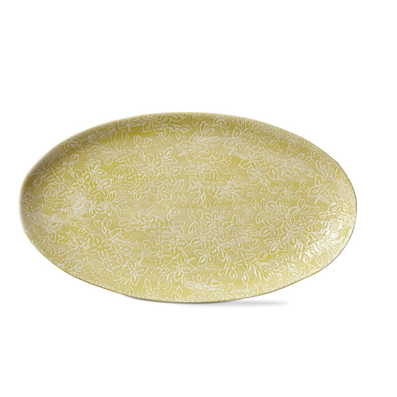 Bloom  Emb Platter