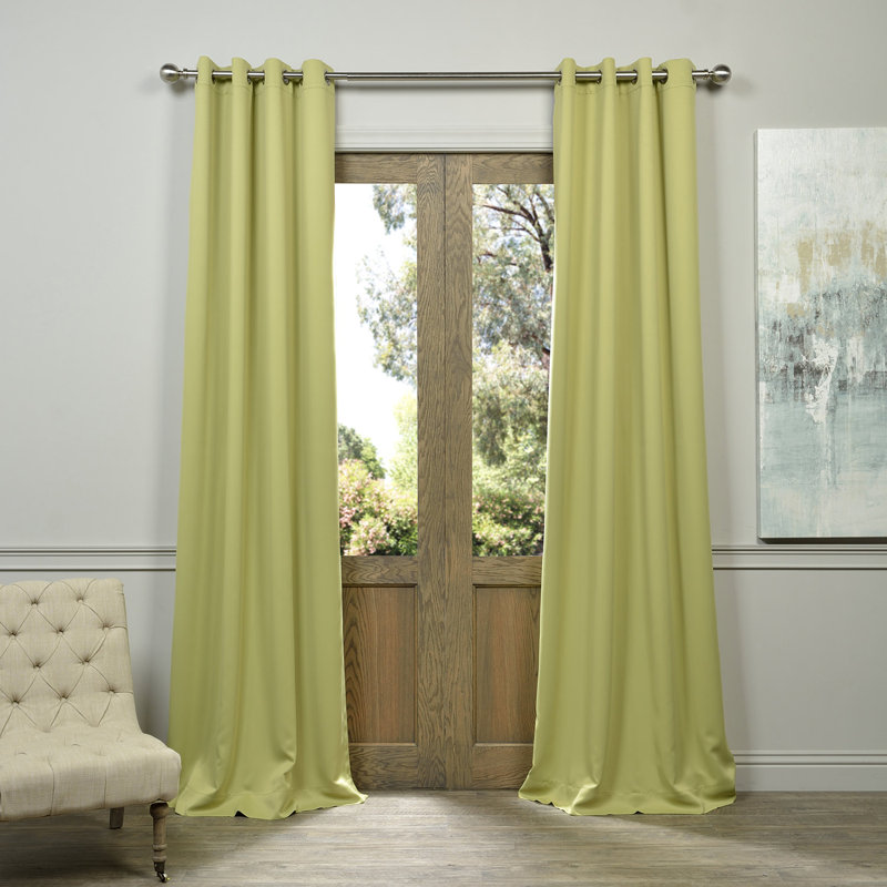 Rideaux obscurcissant de pièce pour le salon - Rideaux de chambre à coucher pour rideaux à panneau simple de grande fenêtre