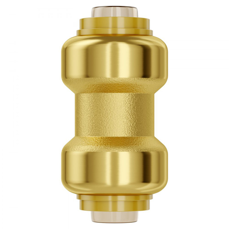 Pipe Fittings 1/2" Brass Straight-Through Push-Fit for Air System