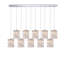 Luminaire suspendu en grappe 10 lumières Tidwell