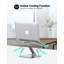 Support d'ordinateur portable pliable, support d'ordinateur ergonomique à hauteur réglable pour bureau, support pour ordinateur portable en aluminium, argent-868998290