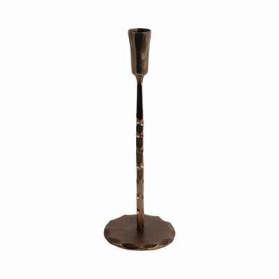 Sagebrook Home 9X3" Twisted Taper Holder, Black