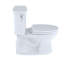 Toilette allongée deux pièces avec siège de toilette Eco Drake®