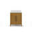 Berwyn 30 In. Single Sink Carrara White Engineered Marble Countertop Bath Vanity In Baja Oak