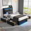 Dawsyn Upholstered Ottoman Storage Bed-801345178-801345174