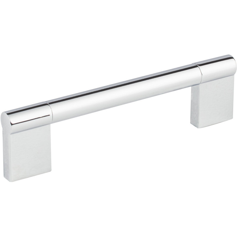 Knox Cabinet 5" Center to Center Bar Pull, Polished Chrome