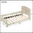 Twin Size Upholstered Daybed With Classic Stripe Shaped Headboard, Combining Comfort And Contemporary Style For Modern Living Spaces.-208795171