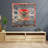 Wall Clock 24" Square Oversized for Living Room decor with Real Moving Gears America Collection-94246273