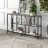 Anishia 52'' Glass Top Console Table-653842202