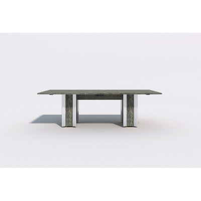Table de conférence rectangulaire avec modules d'alimentation