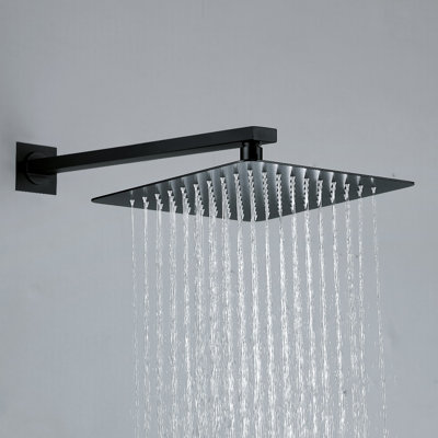 Système de douche thermostatique avec pommes de douche à effet pluie