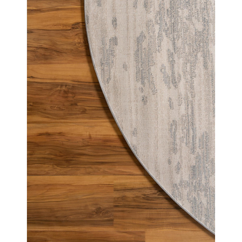 Abstract Indoor Rug, Round 3'