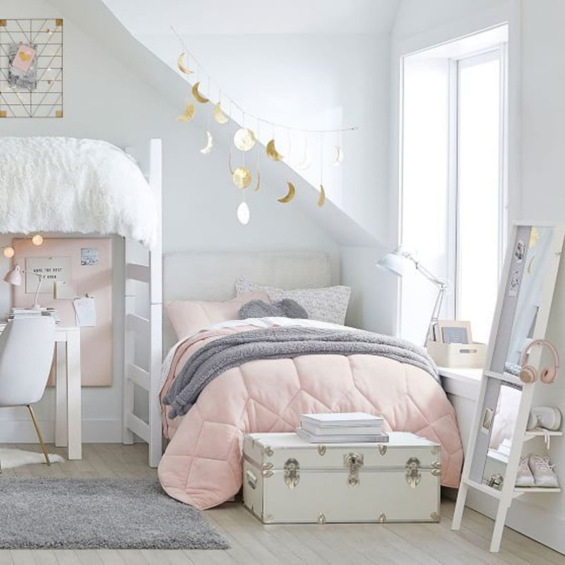 Grand coffre de rangement Essential, Blanc