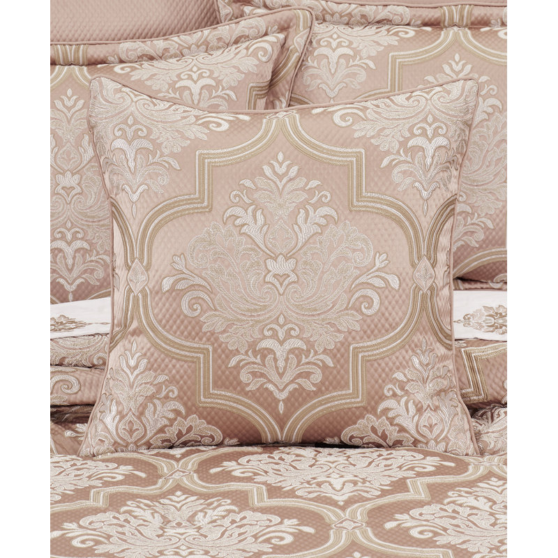 Coussin décoratif rose 20 po Rosewater