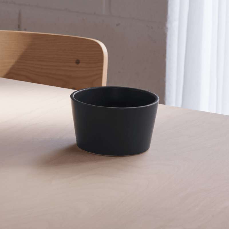 Stoneware Cereal Bowl, Matt Deep Blue