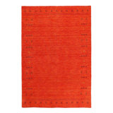 Geometric Area Rug in Orange