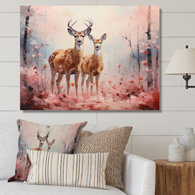 Pink Deer Gentle Wilderness II " Pink Deer Gentle Wilderness II "