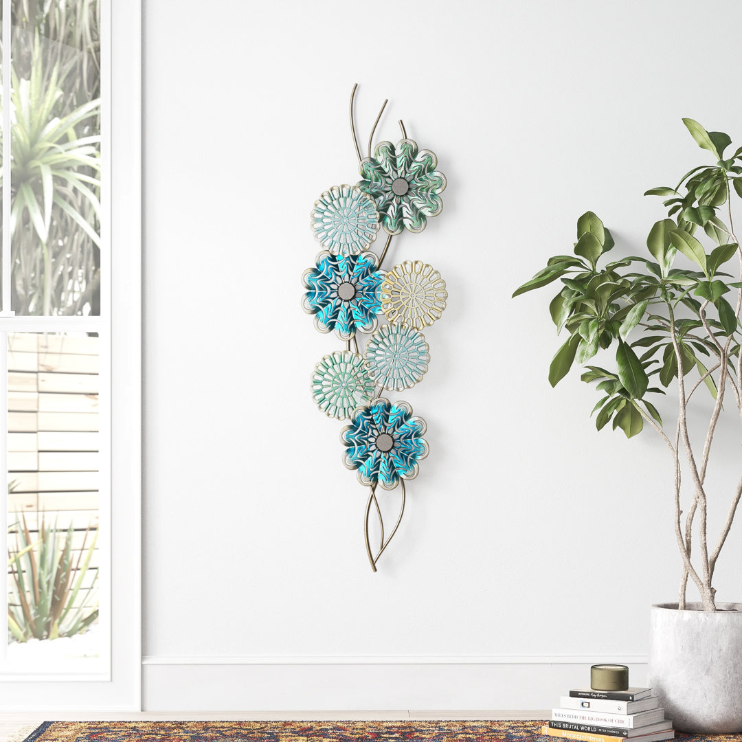 Multi Colored Metal Floral Wall Decor Langley Street®