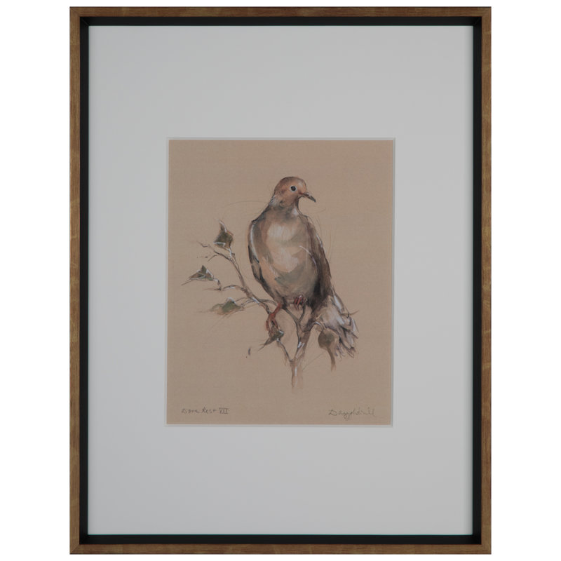 «Dove Rest VII» par Daughdrill - peinture encadrée