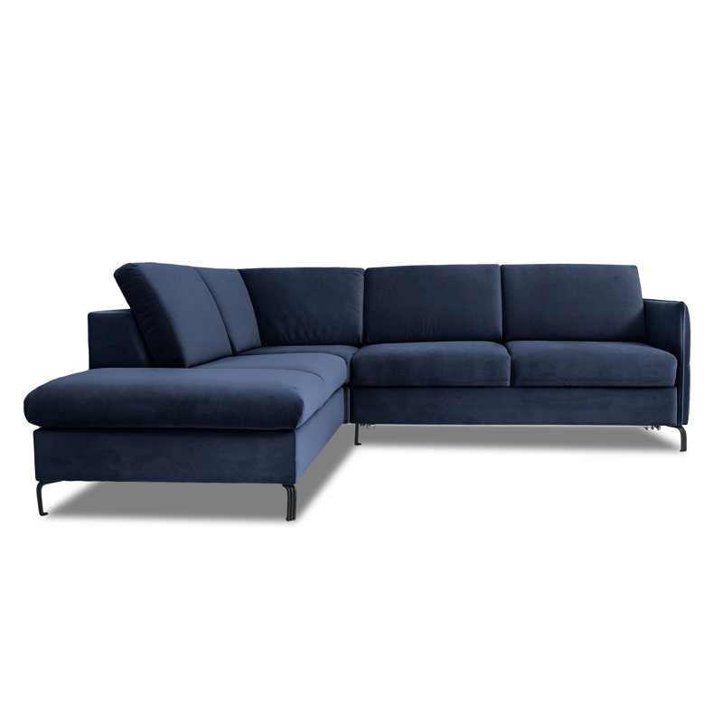 Ameyaa 4 Seater Velvet Sofa Bed