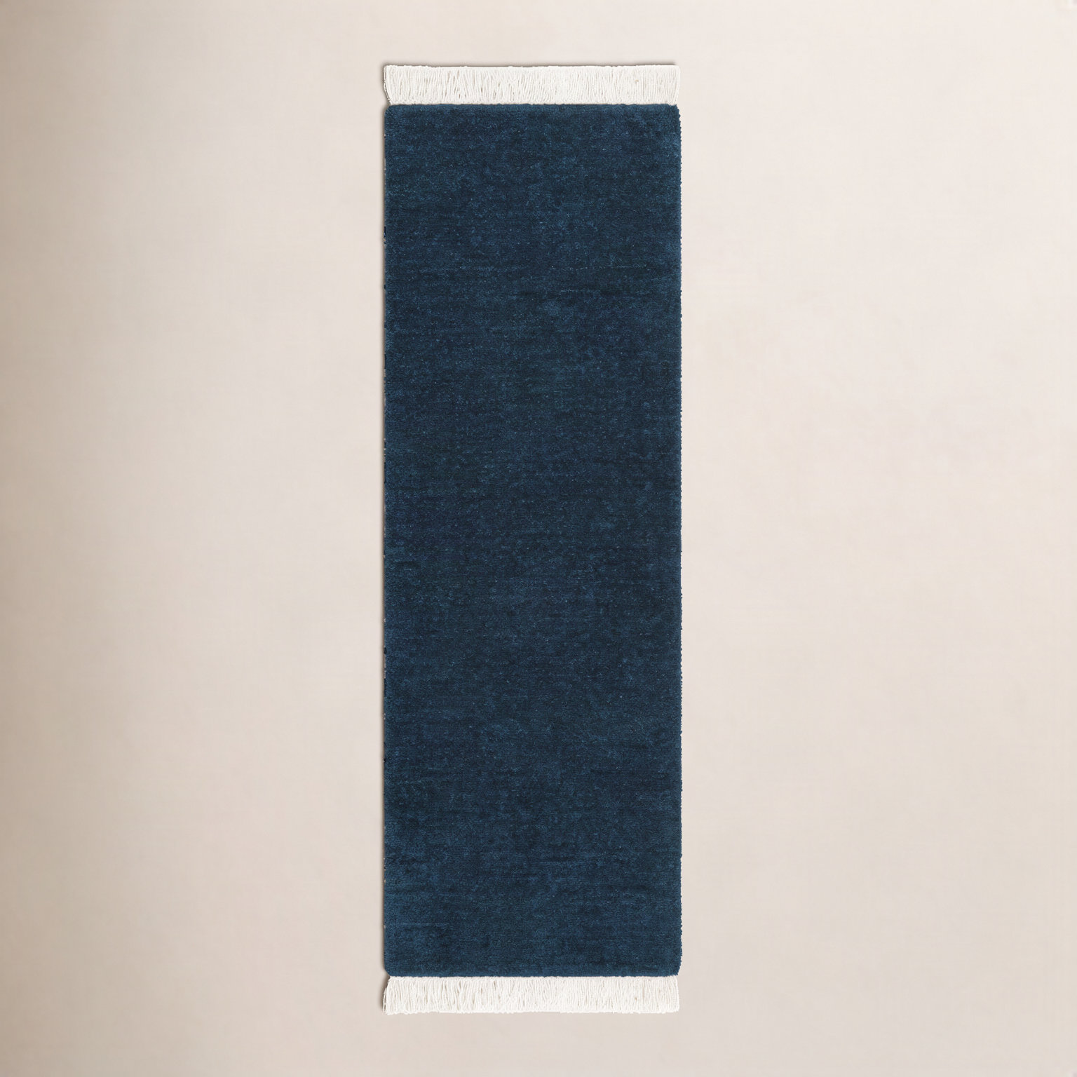 Clio Hand-Woven Blue Rug, Runner 3' x 10'