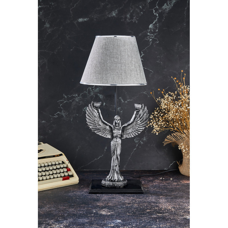 Lampe de table, gris, Gris clair