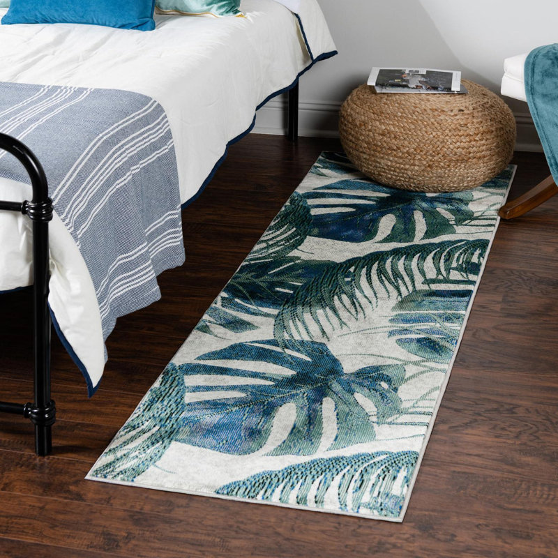 Abira Floral Indoor Rug, Runner 2'7" x 12'