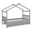 Lit en bois avec couchette-2020289608