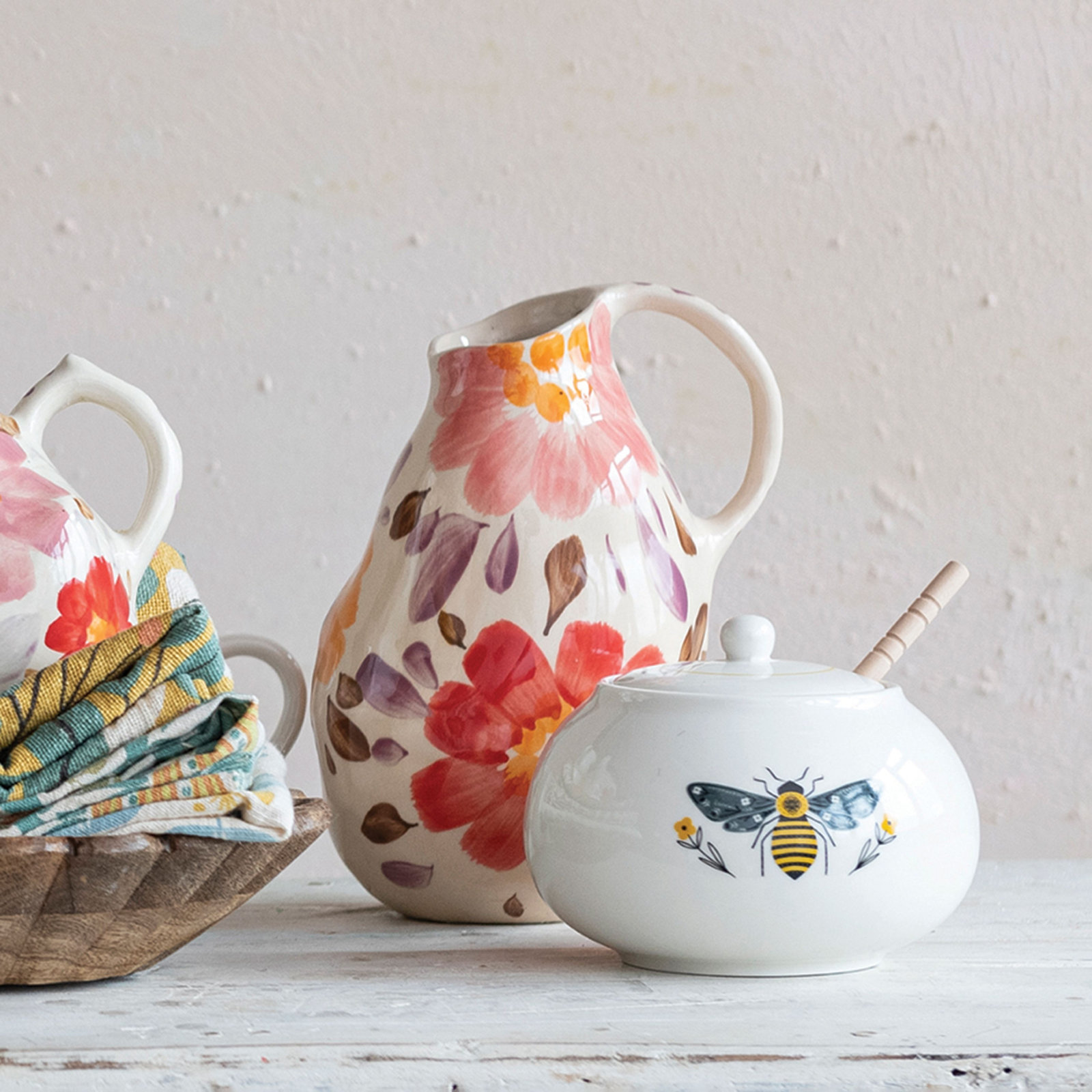 33.8oz. Stoneware Pitcher
