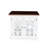 Logan Accent Solid Wood Cabinet W/ Mirror Door & Shelf Brown/white