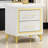 Leliea White 2-drawer Nightstand