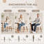 49 cm H Upholstered Fabric Dining Chair-2119155914