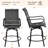 Diez Iron Outdoor 28.5'' Bar Stool-1525620203-1525620196