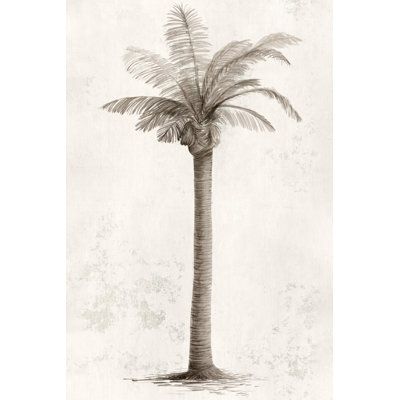Machine-Made Palm Tree Print 
