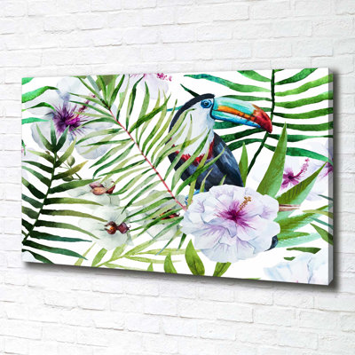 Tropic Toucan - Wrapped Canvas Print