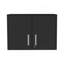 Storage Cabinet - Wall Cabinet, Three Interior Shelves, Double Door