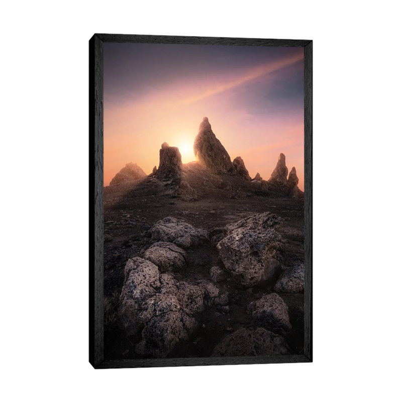 Devils Horns by Fabio Antenore - Print on Canvas, Black Framed, 152.5 cm H x 101.5 cm W