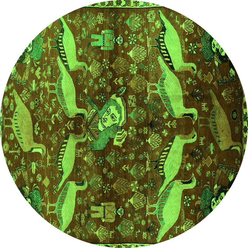 Performance Abstract Indoor Rug, Square 8'