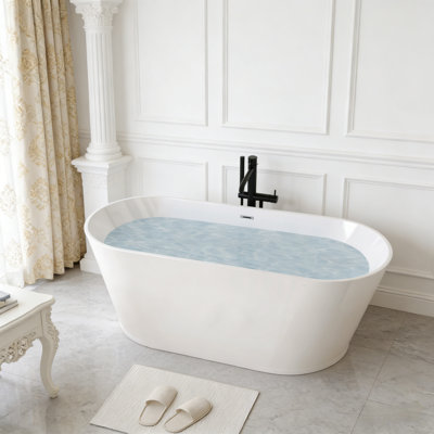 59" Acrylic Freestanding Bathtub