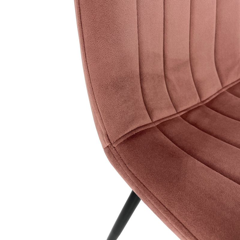 Set of four SJ.9 dining chairs, Pink