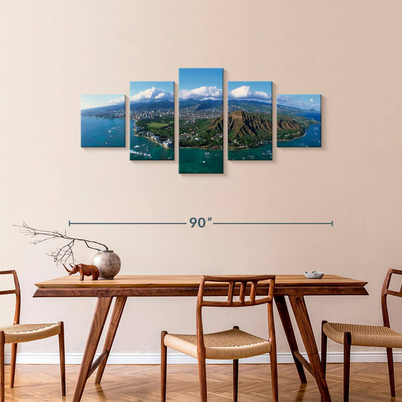 Tête de diamant Honolulu, H 36 po x l 80 po