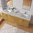 Felix 84'' Fully Assembled Single Bathroom Vanity Set With Solid Surface Engineered Marble Top and Backsplash-1975647486-1975647480