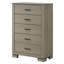 Commode de rangement 5 tiroirs Modern